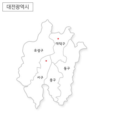 대전지도